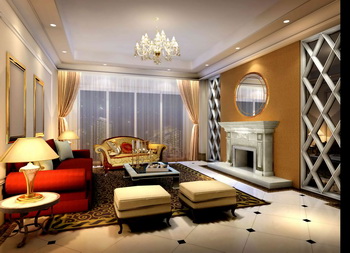 Brilliant and elegant modern living room