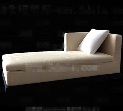 Beige comfortable single sofa chair