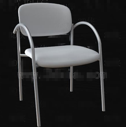 White simple and fashionable office chair