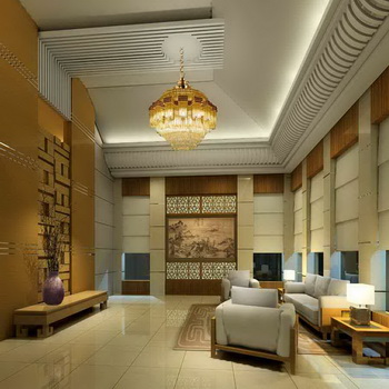 Modern and elegant penthouse living room