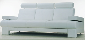 European style white simple sofa