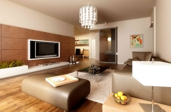 Modern simple and elegant living room
