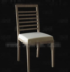 Burly wood simple chair