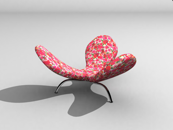 Personality petal shape sofa