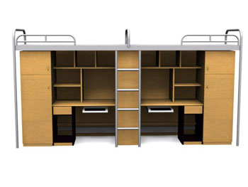 Campus-style one bed cabinet