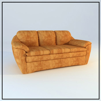 Brown Leather sofa model for many people