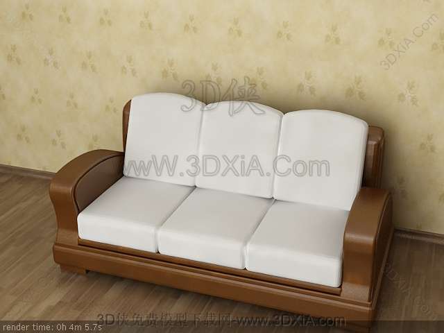 Multiplayer cloth art sofa 3D models-8