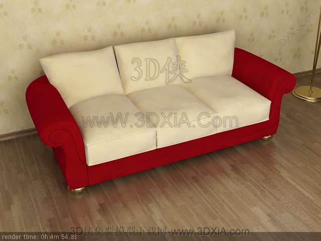 Multiplayer cloth art sofa 3D models-4