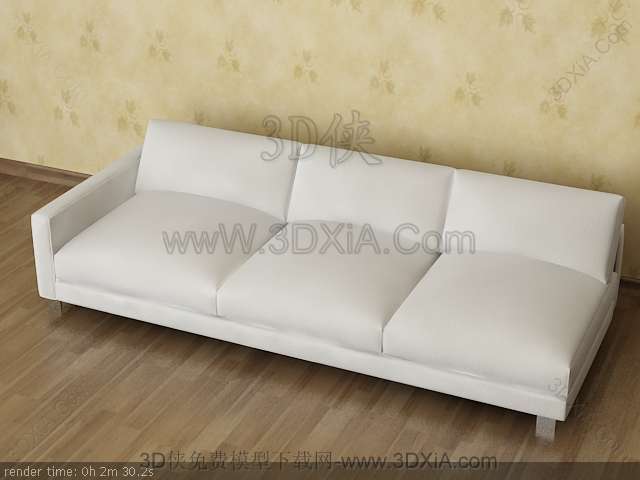 Multiplayer cloth art sofa 3D models-3