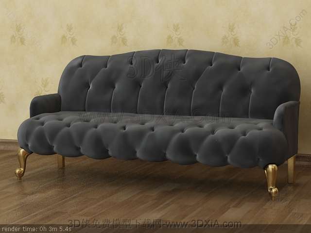 Multiplayer cloth art sofa 3D models-2