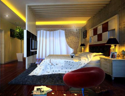 Modern and stylish luxury bedroom