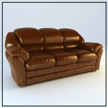 Restore ancient ways brown cortical seater sofas 3D models