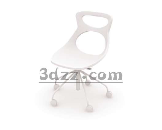 3D model of the new creative leisure chair (with material)