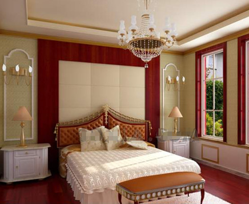 Gorgeous cozy warm colors bedroom