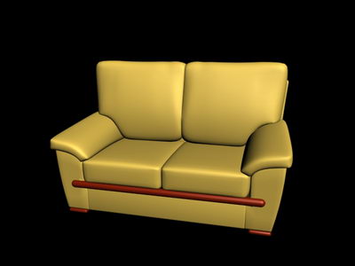 Soft brown sofa double