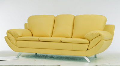Yellow fashion sofa
