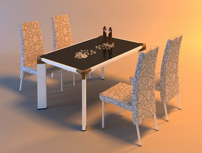 Morden and fashion table and 4 chairs