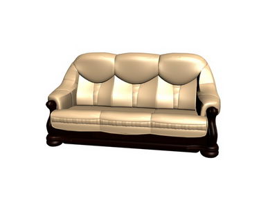 3D Model of gold over the sofa