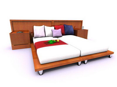Big double bed