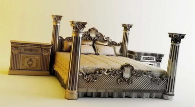European-style bed