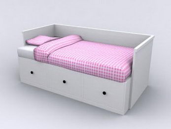 Bed frame with storage