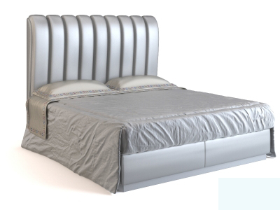 Silver-bed 3D Model