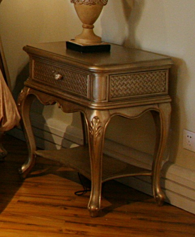 European-style bedside cabinet (with map)