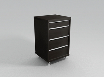 Bedside cupboard lockers fashionable modern furniture 3D Models