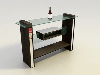 Furniture 3D Model: Wine Display Case