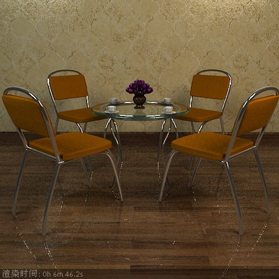 Furniture Model: Chairs and Table
