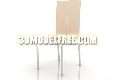Furniture 3Ds Max Model: Long Back Chair