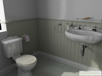 Simple bathroom model