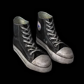 Shoes of the 3D model (with map)