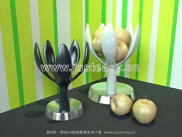 Fashion displays - fruit bowl 3D model (including materials)