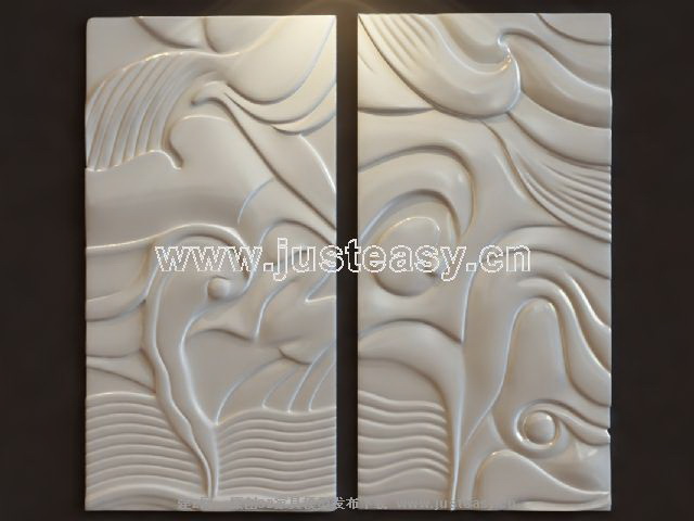 Exotic style abstraction relief