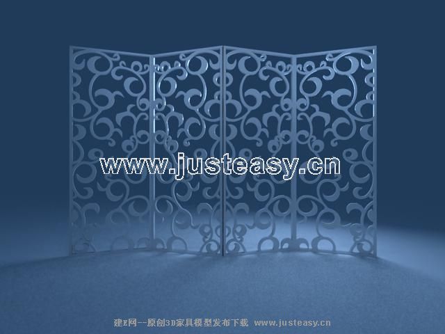 Every section of carved wood screen