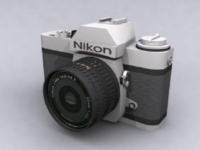 Digital Nikon Camera 3DsMax Model