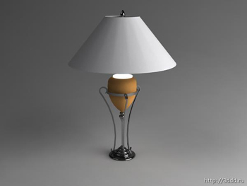European personality desk lamp 3D models