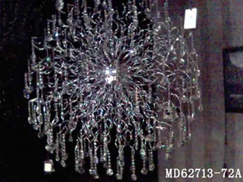 Continental Iron crystal chandeliers 3D model