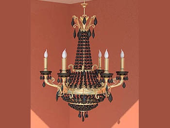 Classical color of the candlestick-like chandelier