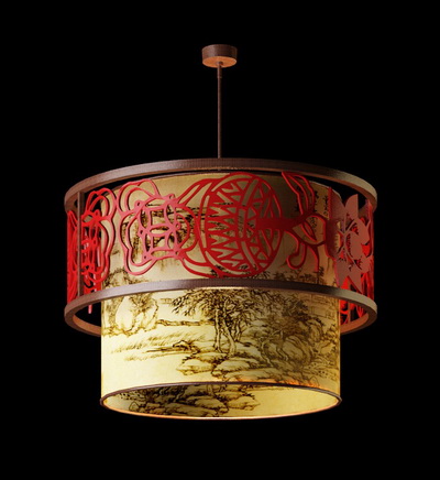 Chinese style pendant lamp-2