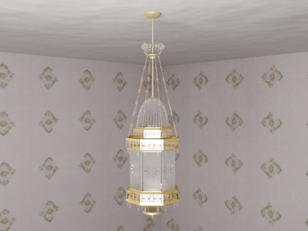 European aristocracy gold chandelier