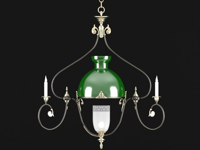 European retro elegant crystal chandelier