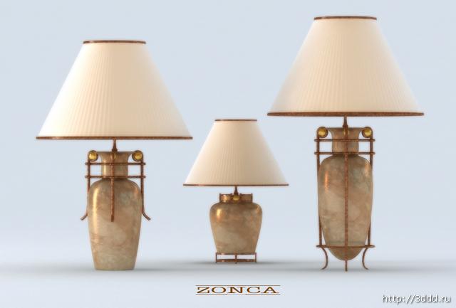 The vase porcelain lamp 3D models