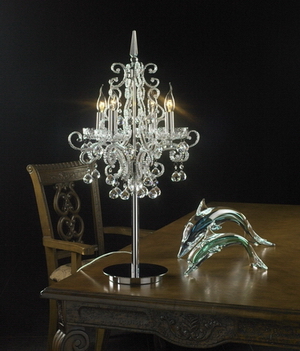 Crystal table lamp Model 05