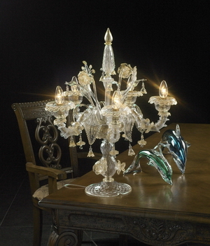 Crystal table lamp Model 08