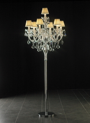 Crystal floor lamp 3D Model 03