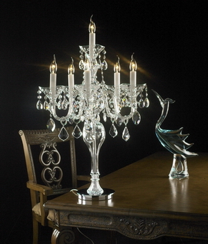 Crystal table lamp Model 04