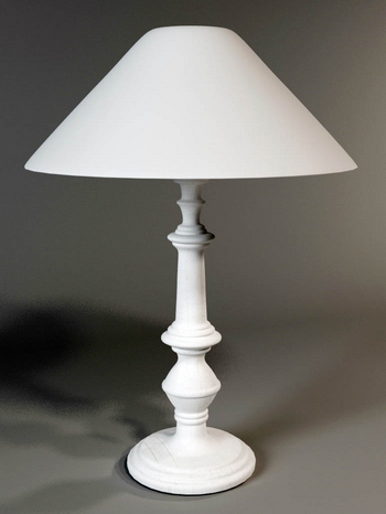 Table lamp and lamp lamp-post model of a