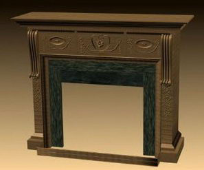 European conciseness fireplace